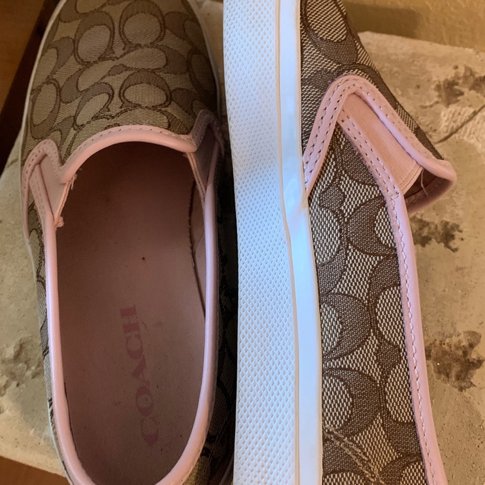 Coach slip ons